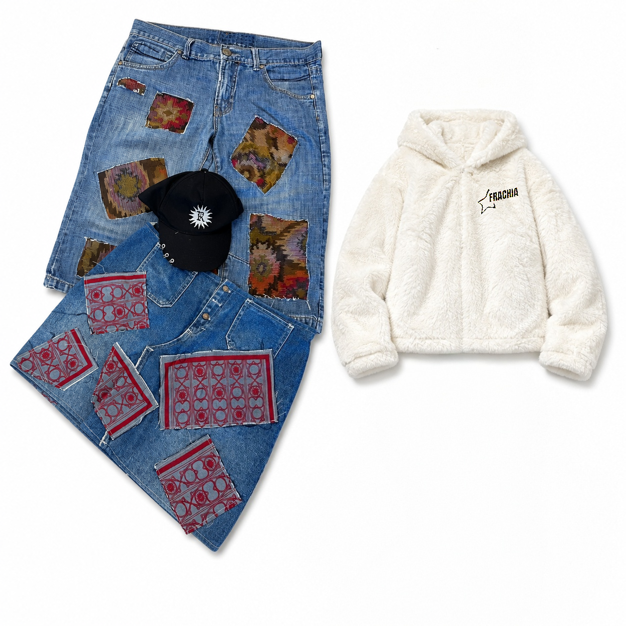 Outfit de diseñadores emergentes y campera Frachia